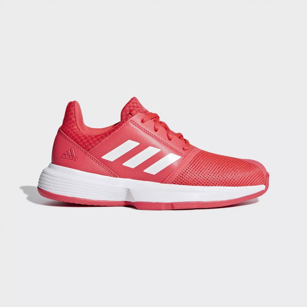 Adidas CourtJam Zapatillas De Tenis Rojos Para Niño (MX-31886)